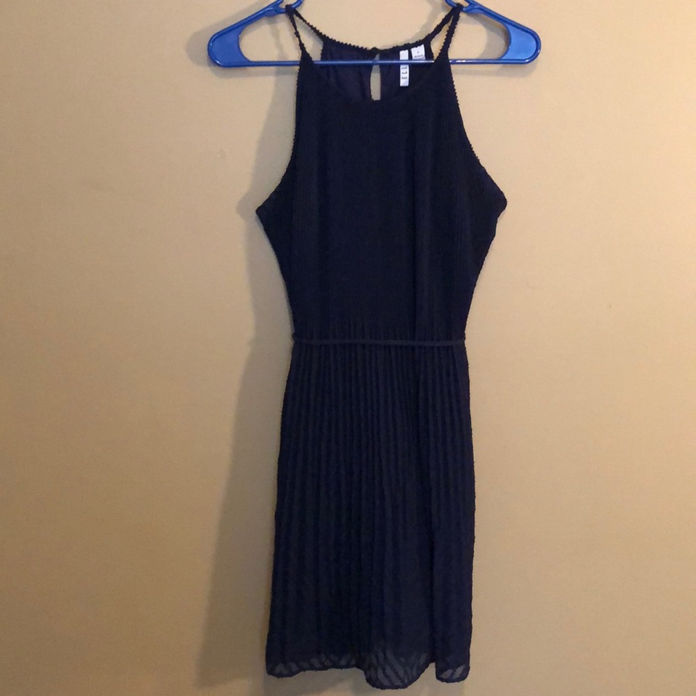 Navy blue cocktail dress